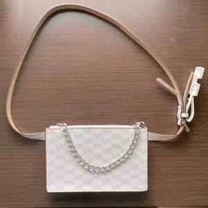 Michael Kors White Belt Bag